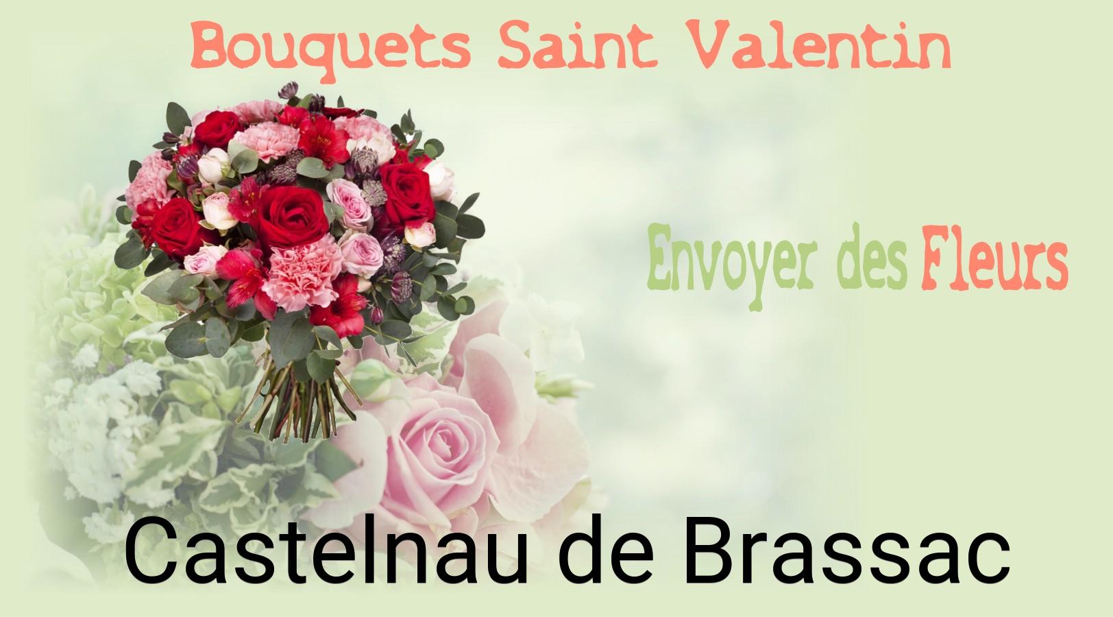 Roses de Saint-Valentin livrées à Castelnau-de-Brassac